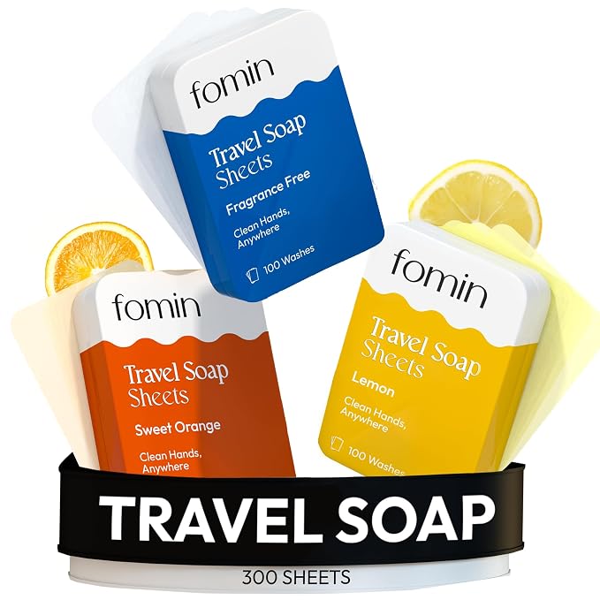 FOMIN - Antibacterial Paper Soap Sheets Tin by FOMIN