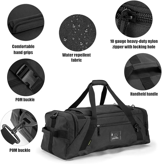 Large Duffle Bag, Gym Bags For Men Weekend Bag For Women Travel Backpack Carry - Image 5