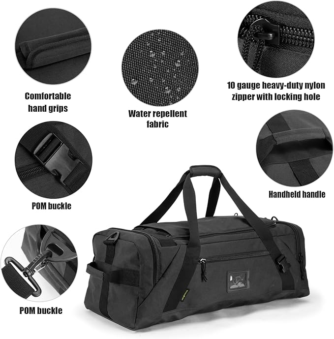 Large Duffle Bag, Gym Bags For Men Weekend Bag For Women Travel Backpack Carry - Image 5