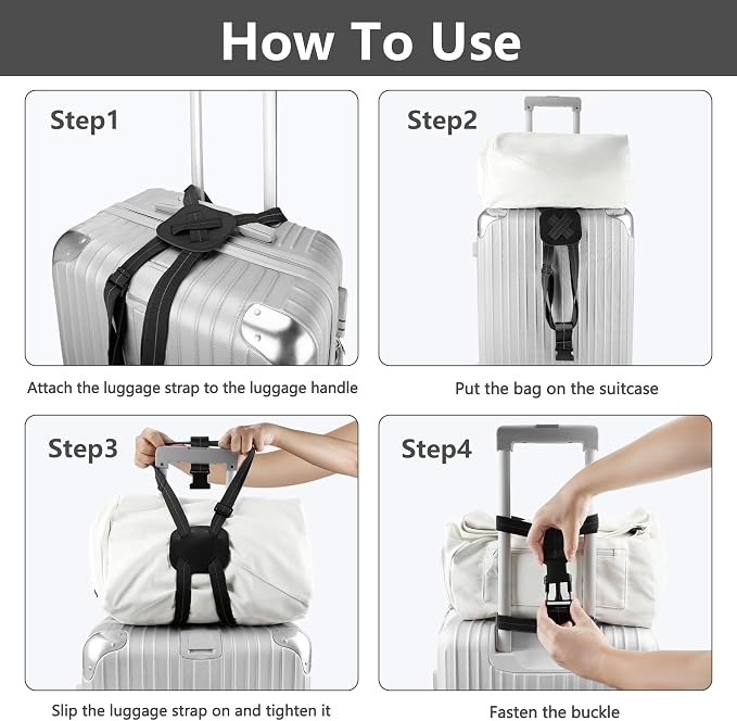 Luggage Bungee Straps for Attaching Bags - Image 5