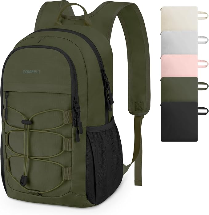 ZOMFELT Hiking Backpack for Women Men, 15L Lightweight Packable Backpacks for by ZOMFELT