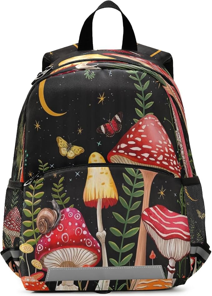 Moon Mushroom Toddler Backpack Boys Girls Kids Preschool Bookbag School by HOYYU