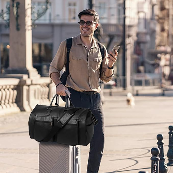 seyfocnia Convertible Travel Garment Bag, Carry on Garment Duffel Bag - Image 7