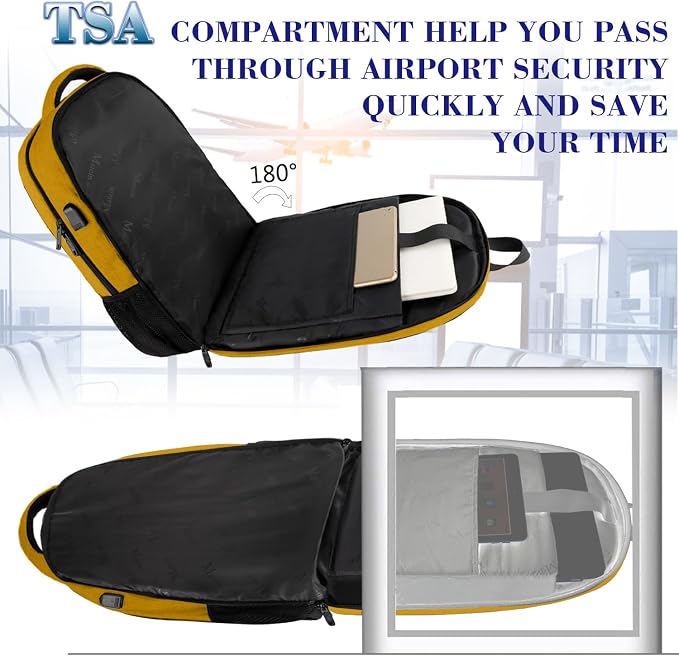 College Backpack, Extra Large TSA Friendly Carry On 17.3 Inch Laptop Backpack - Image 2