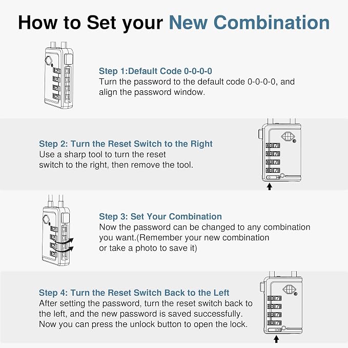 Puroma TSA Approved Luggage Travel Locks - Image 8