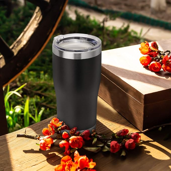 DOMICARE 20oz Tumbler with Lid Stainless Steel Tumblers Bulk, Double Wall - Image 6