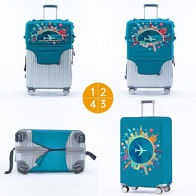 Travelkin Luggage Covers With Tag - Image 6
