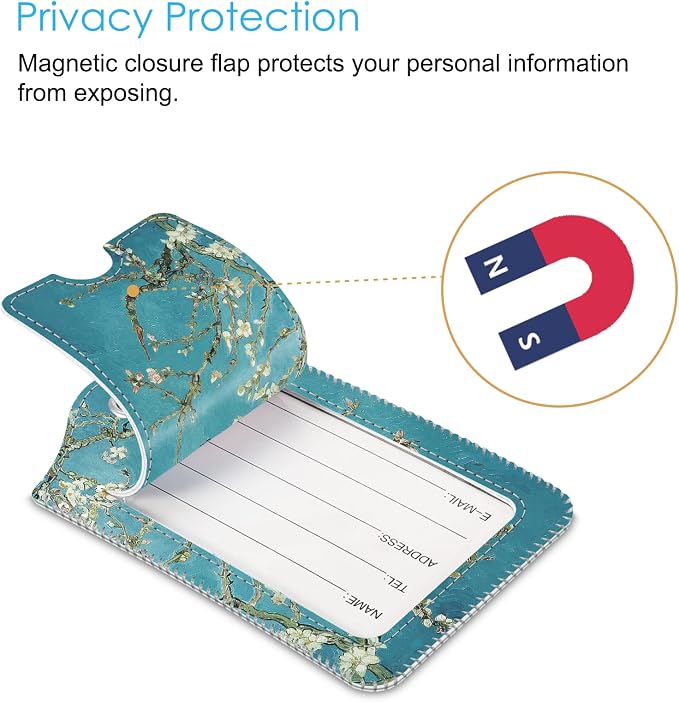 Fintie Luggage Tags, Privacy Cover ID Label - Image 3