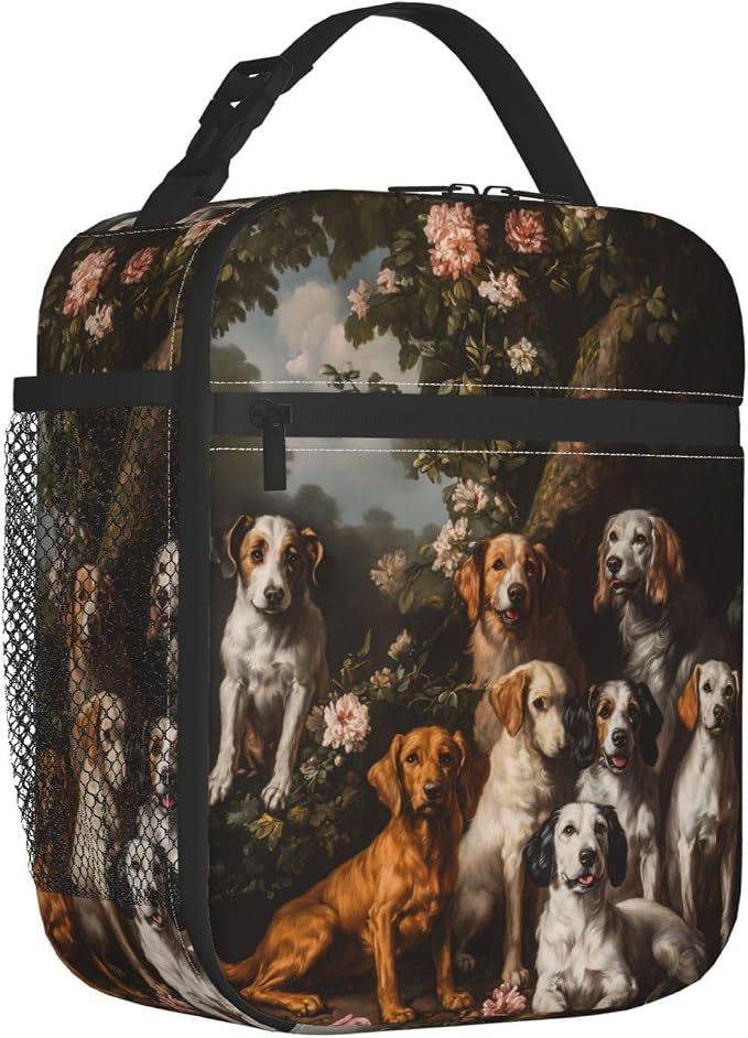 Dog Insulated Lunch Box for Women Men Dog Lunch Bag for Travel, or Fishing - Image 2