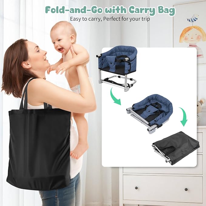 Booster Seat for Dining Table: Portable Toddler Booster Chair - Image 7