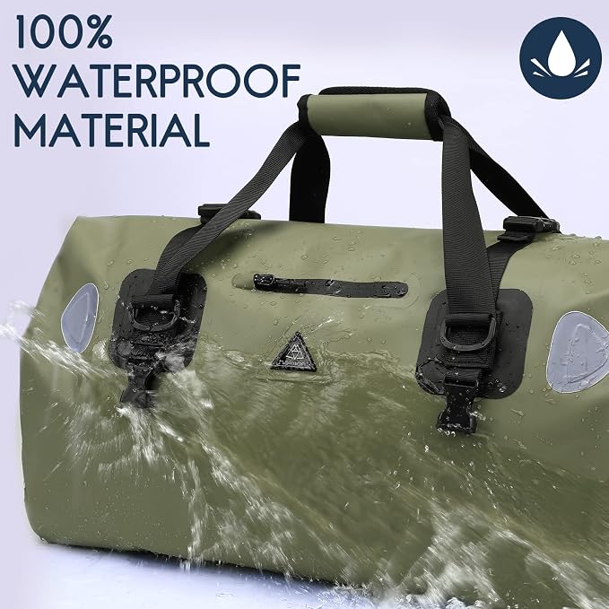 Haimont Waterproof Duffel Bag Roll-top Dry Duffel Bag - Image 2