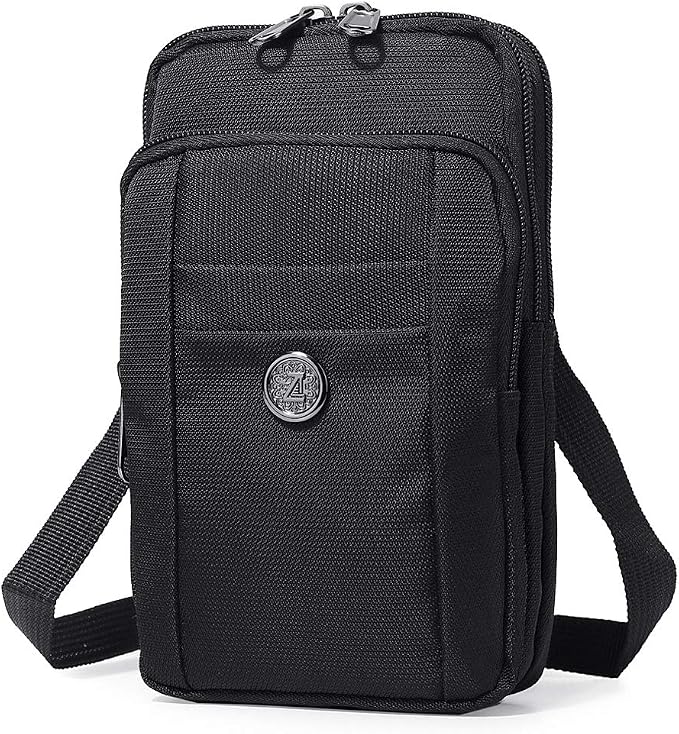 Water-Resistant Oxford Fabric Multifunction Smart Phone Bag /Case, One Shoulder by Sentient+Wolf