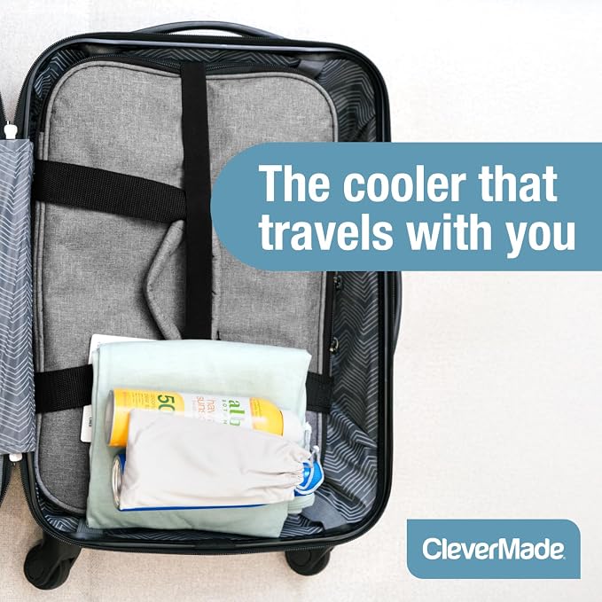 CleverMade Collapsible Insulated Cooler Bag – Leakproof Soft Folding Cooler - Image 8