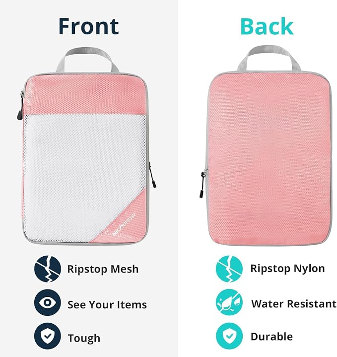 Compression Packing Cubes 6 Set, Compressible Space-Saving Packing Cubes - Image 5