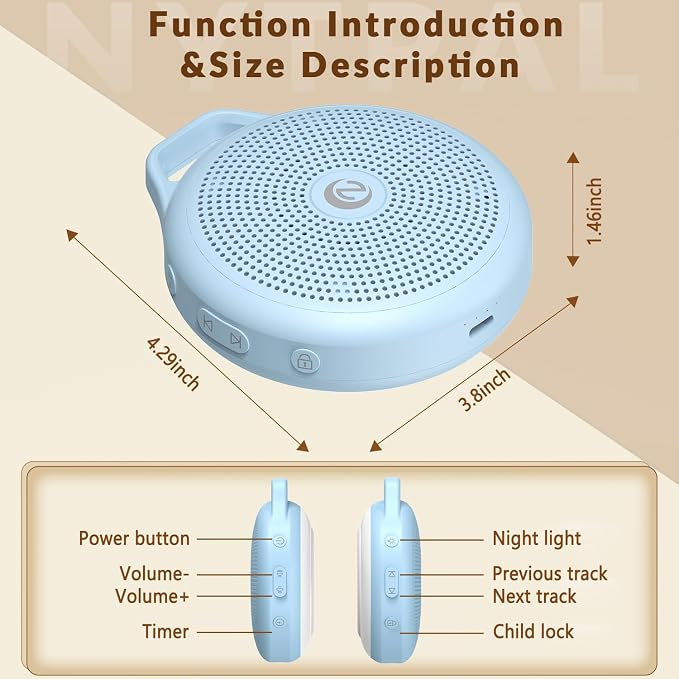 Portable White Noise Sleep Sound Machine - Image 2
