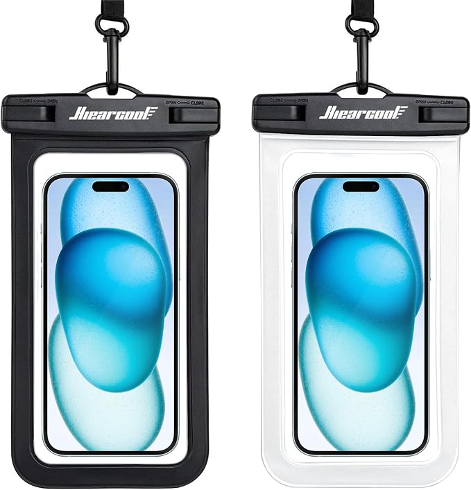 Hiearcool Universal Waterproof Phone Pouch, Underwater Dry Bag by Hiearcool