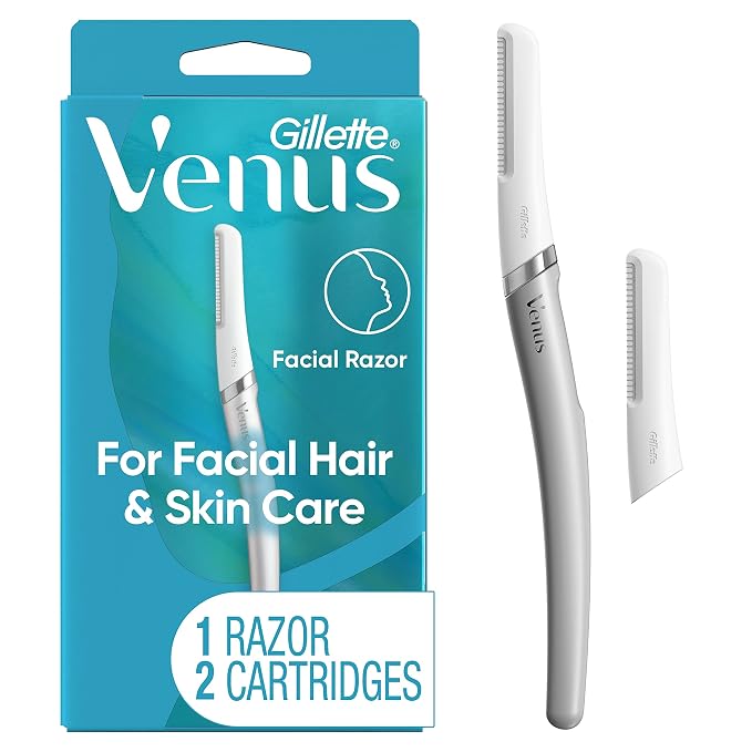 Gillette Venus Dermaplaning Tool, 2 Blade Refills, Exfoliating Face Razors by Venus