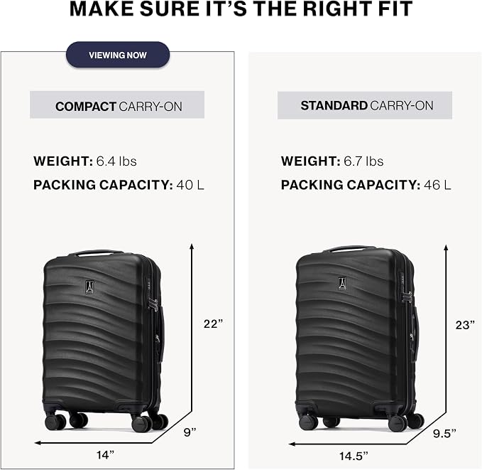 Travelpro Maxlite Air V2 Hardside Expandable Carry on Luggage, 8 Spinner Wheels - Image 7