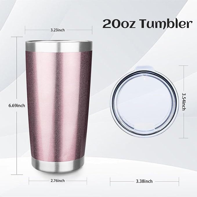 StarSpeed 20oz 8 pack Insulated Tumblers - Image 2