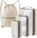4 Set Compression Packing Cubes by KOOKOOMIA