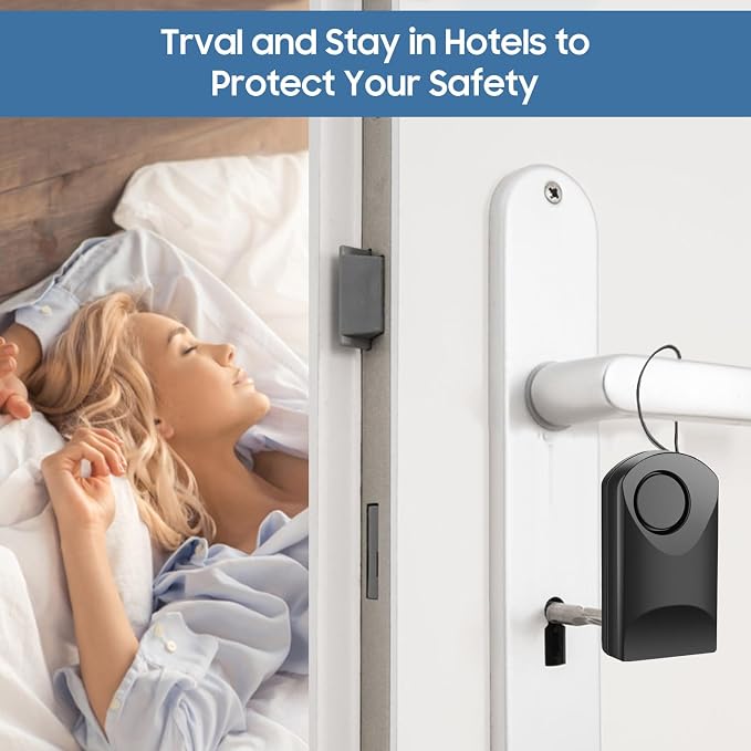120db Touch Sensor, Door Handle Alarm, Anti Theft Vibration Triggered Portable - Image 4