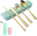 Boulder Bee | Travel Utensils Set | Reusable Camping Cutlery Set | Stainless by BoulderBee