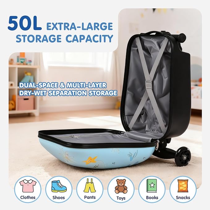 4-in-1 Detachable Scooter Luggage - Image 5