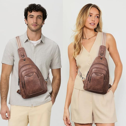 10L Crossbody Sling Bag for Women Men Anti Theft Cross Body Fanny Pack Belt Bag - Image 2