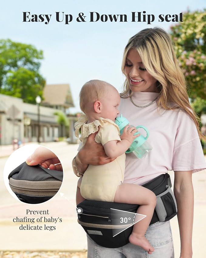 MOMTORY Carryall™ Pro Baby Carrier, Safety-Certified 6-in-1 Ultra Storage Baby - Image 5
