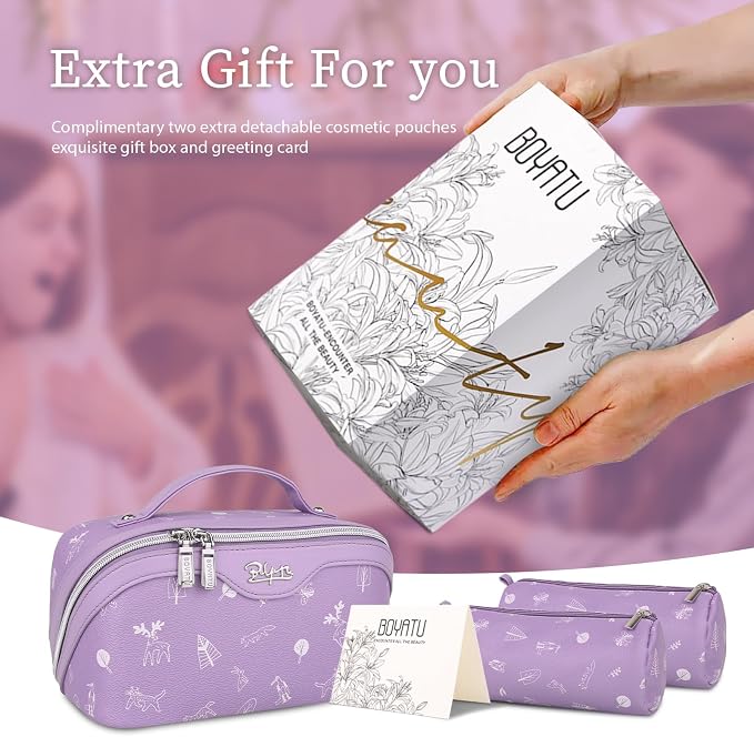 BOYATU Travel Makeup Bag Cosmetic Bags - Image 6