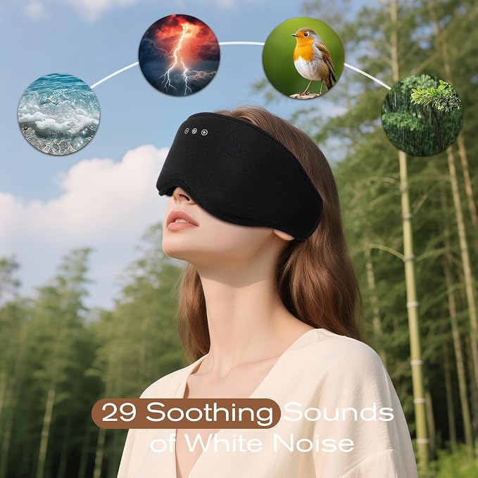 Sleep Eye Mask with Wireless Headphones - Image 2