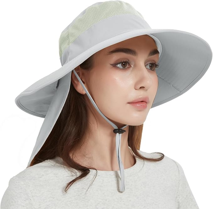 Fishing Hat Breathable Wide Brim Sun Hats by Ruqizhi
