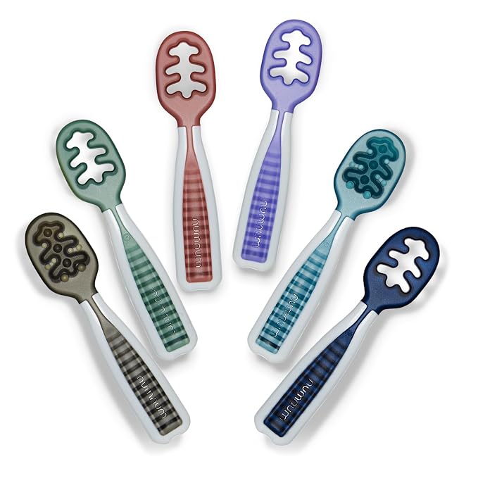 NumNum Baby Spoons Set, Baby Essentials Pre-Spoon GOOtensils by NumNum