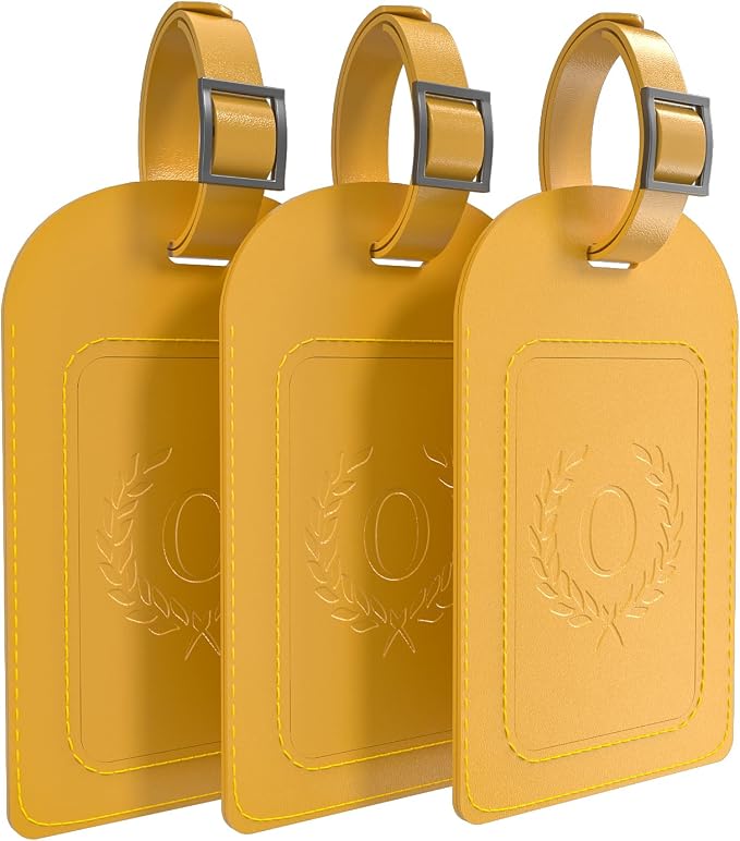 FESAS 3 Pack A-Z Alphabet Luggage Tags by Unknown