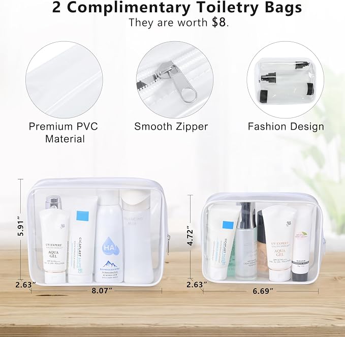 Travel Backpack for Women, Large Carry On Backpack for Travel, Waterproof - Image 5