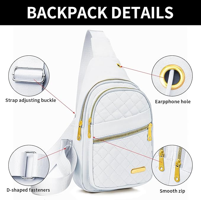 Small Sling Bag For Women Men Casual Crossbody Sling Backpack - Image 5