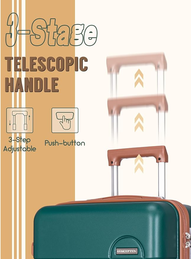 Luggage Sets 5 Piece, Suitcases - Image 2