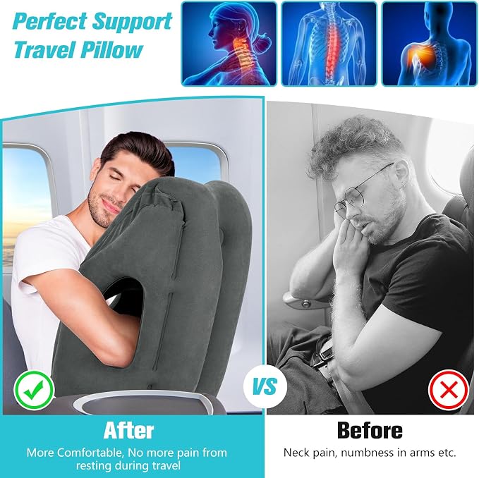 Rewondah Inflatable Travel Pillows - Image 2