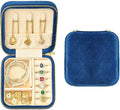TAIMY Plush Velvet Travel Jewelry Box, Small Travel Jewelry Case, Portable Mini by TAIMY