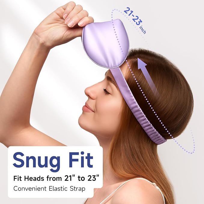Umisleep 100% Pure Mulberry Silk Sleep Mask, 22 Momme 6A Soft Smooth Fibers - Image 6