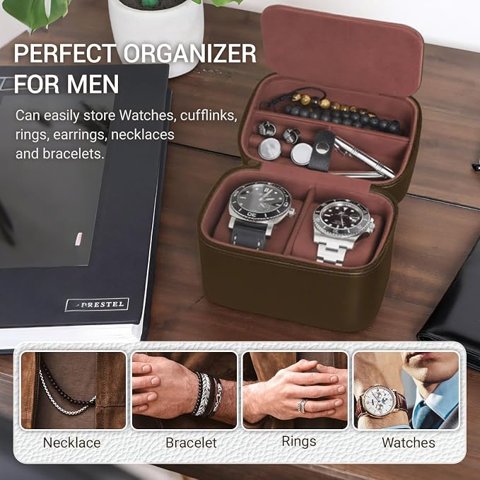 CONBOLA 2 Watch Travel Case for Men - Image 2