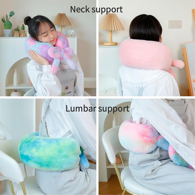 Travel Pillow Multifunctional Airplane Travel Neck Pillow Provides Neck and - Image 6
