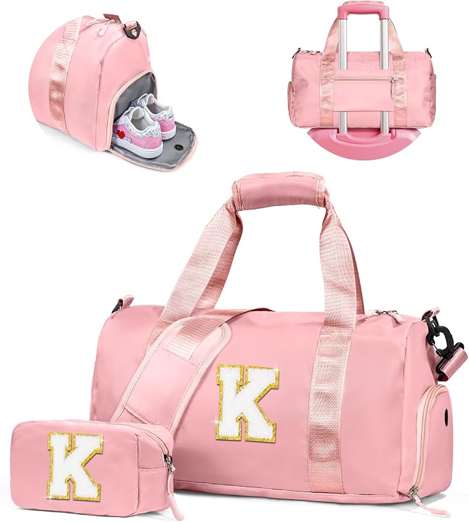 Girls Cheer Up Gifts-Girl Gym Bag by Vogewood