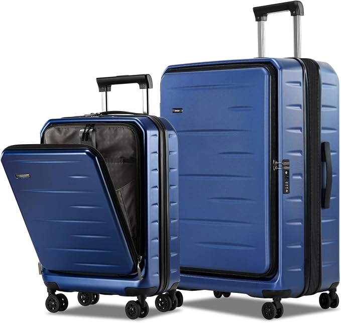 Luggage Sets 2 Pieces, 20 Inch Carry On Luggage and Expandable 28 Inch Checked by CENSIEN