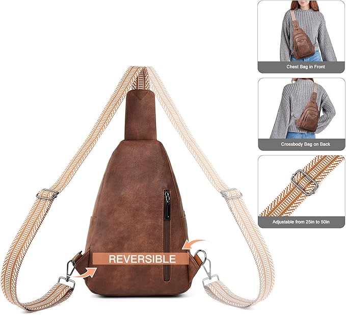 10L Crossbody Sling Bag for Women Men Anti Theft Cross Body Fanny Pack Belt Bag - Image 5