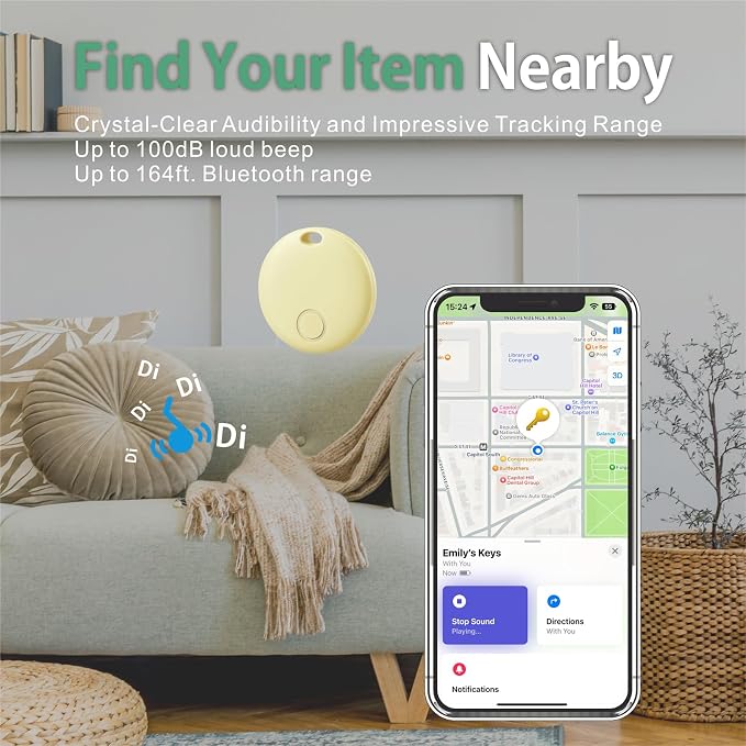 Reyke Smart Tag, Air Tracker Luggage Tracker, Works - Image 3