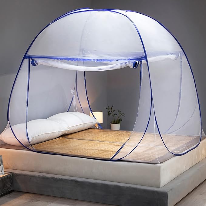 Mosquito Net for Bed, Folded Size 12 inch Portable Camping Travel Mosquito Net by HARWAVE