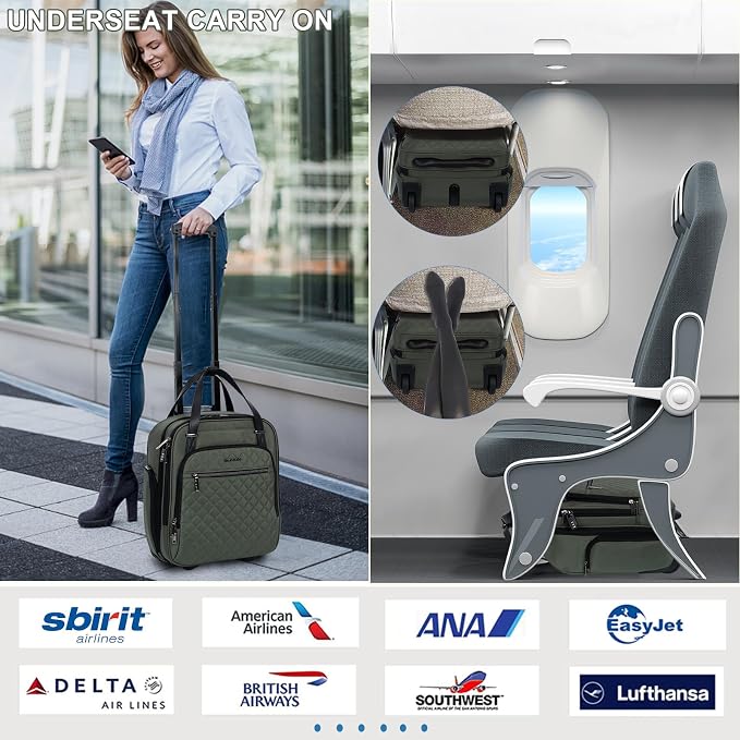 EMPSIGN Underseat Carry On Wheeled - Image 3