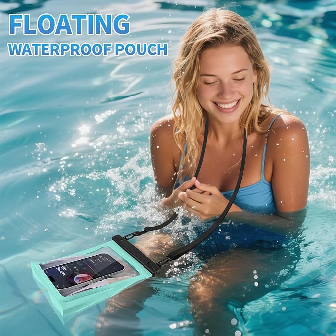 Large Waterproof Phone Pouch, Cell Phone Dry Bag - Image 6