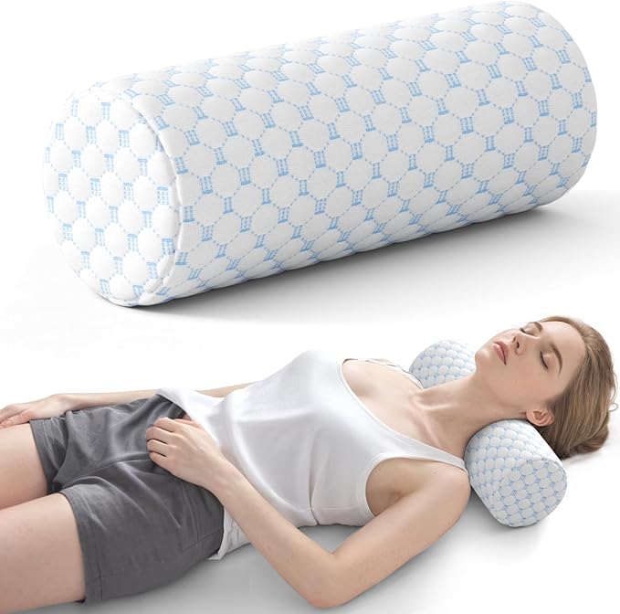 Neck Roll Pillow for Neck Pain Relief by Forcanby